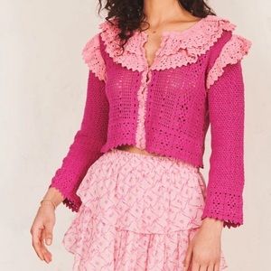 LoveShackFancy crochet sweater!